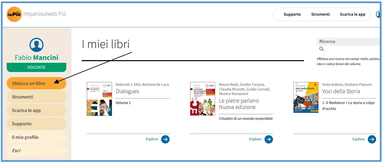 Area Docenti - Sblocca un libro