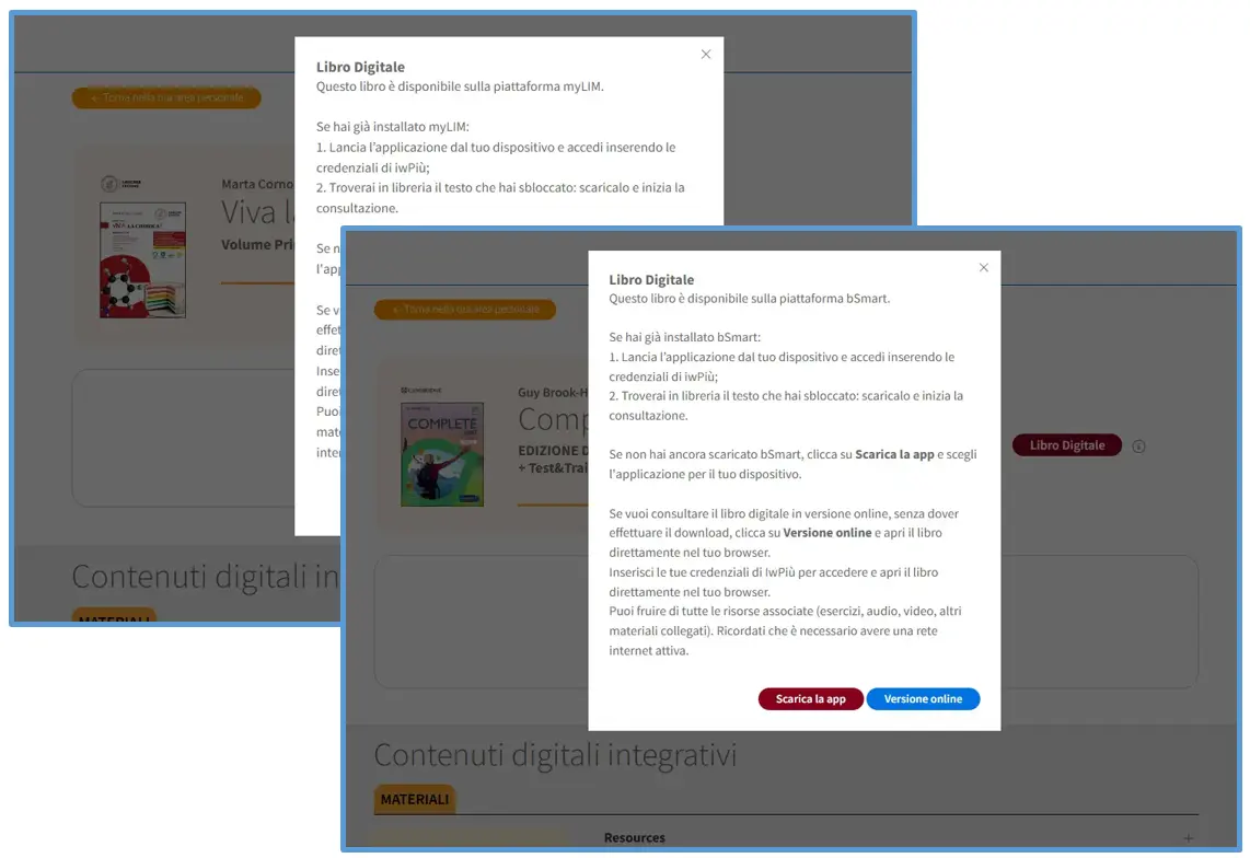 Area Docenti - Libri digitali: applicazioni online e offline